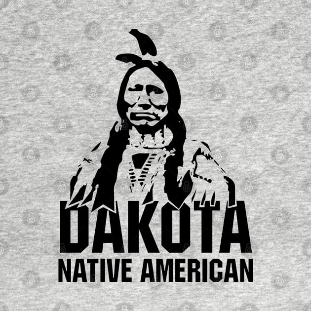 DAKOTA Native American T-Shirt by comancha